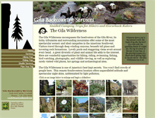 Tablet Screenshot of gilabackcountryservices.com